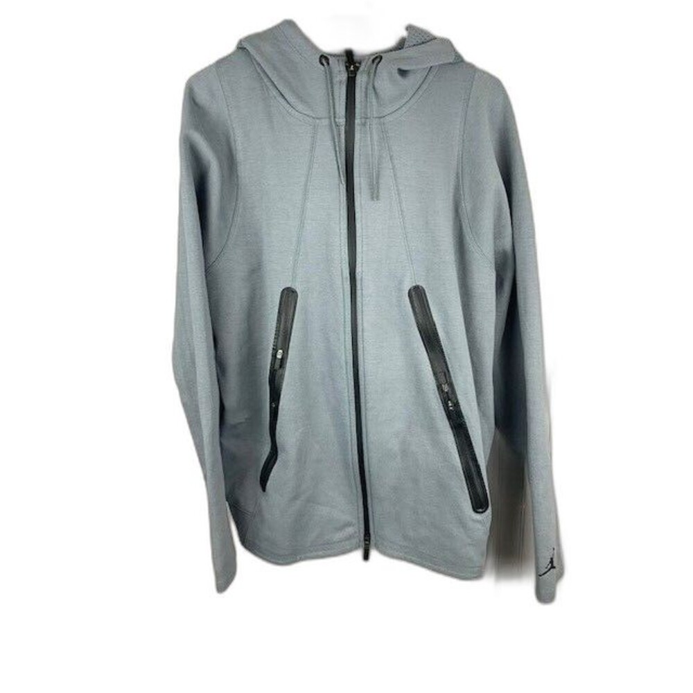 Basketball Hoodie Mens Size XL Gray Front Zippers